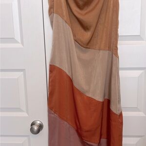 Color Block MIDI Dress by Mystree NWT